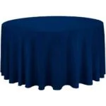 120" Round Polyester Tablecloth