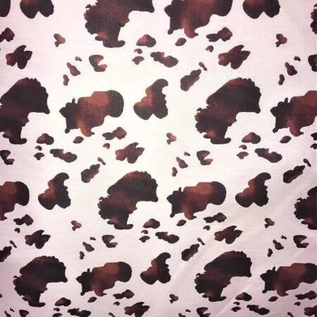 Cow and Zebra Print Poly Cotton Fabric