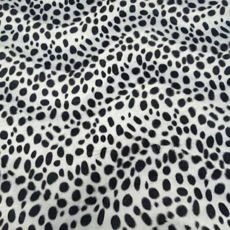 Dalmatian Dog Spotted Velboa Faux Fur