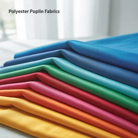 Polyester Poplin Fabric by the Yard 60” – Durable, Wrinkle-Resistant, Washable Fabric for Tablecloths, Apparel, Crafts & Event Décor