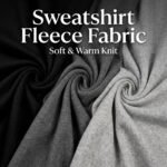 Sweatshirt Fleece Fabric by the Yard - Cotton Blend