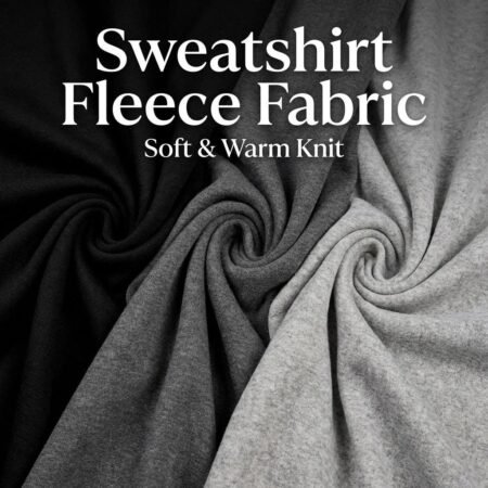 Sweatshirt Fleece Fabric by the Yard - Cotton Blend