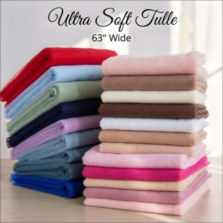 Soft Bridal Tulle Fabric by the Yard – 63" Wide