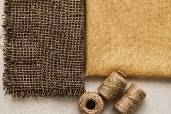 Burlap vs jute fabric comparison