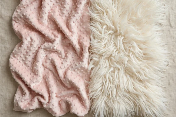 Minky vs faux fur fabric comparison