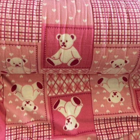 Teddy Bear Print Polar Fleece Fabric by the Yard - 60" Wide