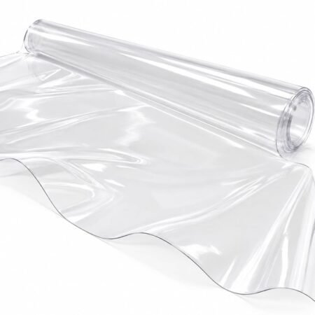 Clear Vinyl 4 Gauge 25 Yard Roll - Waterproof, 54" Wide